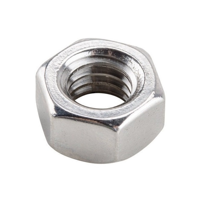 1042579 | NT022F-HX-S4 (100 Pcs) --- Hexagonal Nuts - 2-64 UNF -2.18mm- 1.68x4.57 mm - Stainless Steel 304 (Similar to A2, 18-8) HRB80
