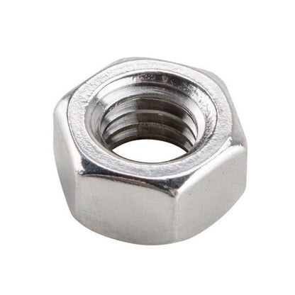 1048926 | NT032C-HX-S4 (50 Pcs) --- Hexagonal Nuts - 5-40 UNC -3.18mm- 2.7x5.8 mm - Stainless Steel 304 (Similar to A2, 18-8) HRB80