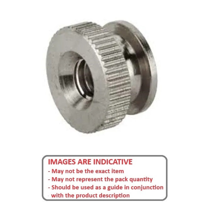 1040625 | NT022C-THC-S3 --- Thumb Nuts - 2-56 UNC - 2.18mm - 6.4x3.18 mm - Stainless Steel 303 Similar to A2, 304, 18-8