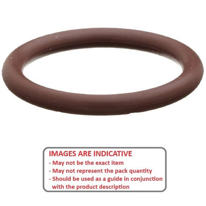 1045522 | OR-00300-150-VBR75 (100 Pcs) --- Fluoroelastomer O-Rings - 3x1.5 mm - Brown Fluoroelastomer - Fluoroelastomer