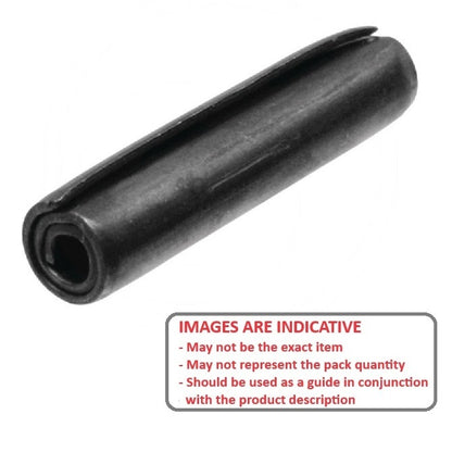 1038032 | PSP-016-024-C (10 Pcs) --- Coiled Pins - 1.59x23.83 - 1.59 - 1.65 - Carbon Steel - High Carbon