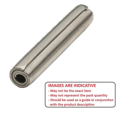 1041154 | PSP-024-022H-S2 --- Coiled Pins - 2.38x22.23 - 2.38 - 2.46 - Stainless Steel 304 Similar to A2, 18-8 HRB80