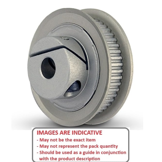 1132434 | P-020G-025-060FF-AL-E-064 --- Metric Timing Pulleys - 25 tooth - 6x6.35 mm - Aluminium