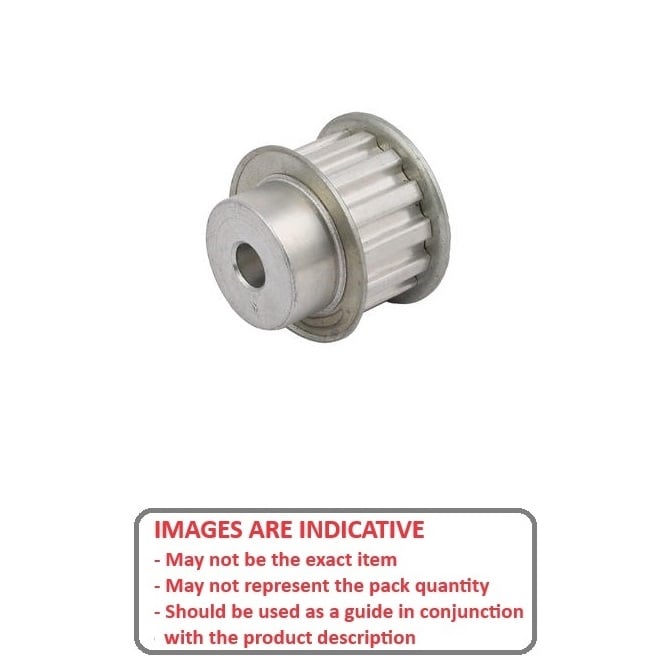 1129466 | P-100T-024-250FF-AL-N-080 --- Metric Timing Pulleys - 24 tooth - 26x8 mm - Aluminium