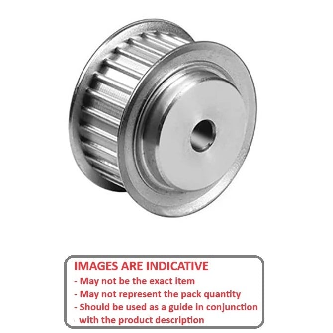 1133390 | P-100A-025-320FF-AL-N-120 --- Metric Timing Pulleys - 25 tooth - 32x12 mm - Aluminium