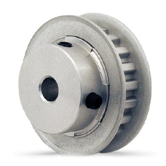 1143360 | P-050T-032-100FF-AS-N-080 --- Metric Timing Pulleys - 32 tooth - 10x8 mm - Aluminium with Steel Flanges