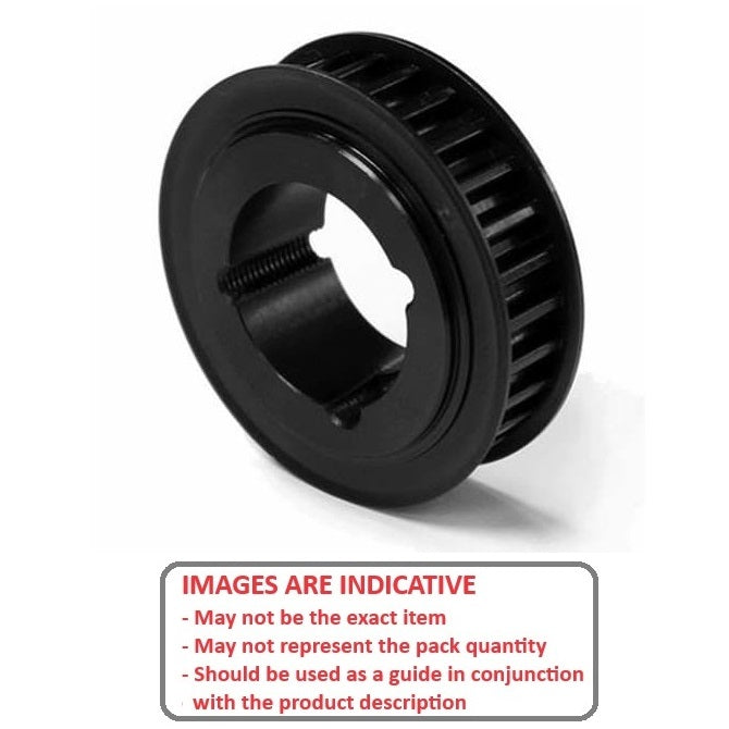 1145101 | P-140G-034-0400FF-CB-T2012 --- Metric Timing Pulleys - 34 tooth - 40 mm - Determined by Taperlock Series - Cast Iron