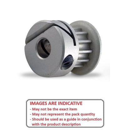 1090970 | P-030H-010-060FH-AL-E-030 --- Metric Timing Pulleys - 10 tooth - 6x3 mm - Aluminium