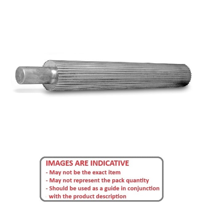 1094635 | P-030H-010-075A --- Metric Timing Stock Pulleys - 10 tooth - 75x9.5 mm - Aluminium