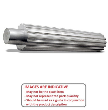 1101053 | P-050H-012-150A --- Metric Timing Stock Pulleys - 12 tooth - 150x19.1 mm - Aluminium