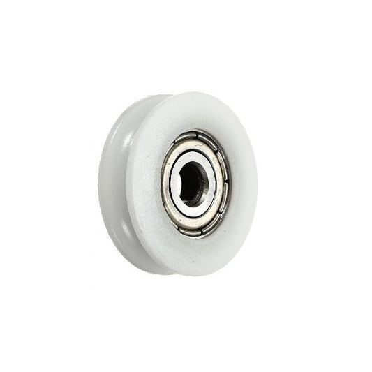 1043339 | PUI024-0381-064-N-BB --- U Groove Idler Pulleys - 2.39x38.1x6.35 mm - Nylon (Polyamide 6/6)