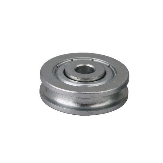 1056485 | PUI048-0318-064-ZB-RS (25 Pcs) --- U Groove Idler Pulleys - 4.76x31.75x6.35 mm - Steel