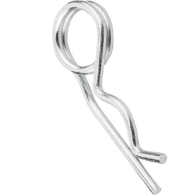 1075287 | RCL-070-152-ZD --- Double Coil R Clips - 7x152 mm - Zinc Plated