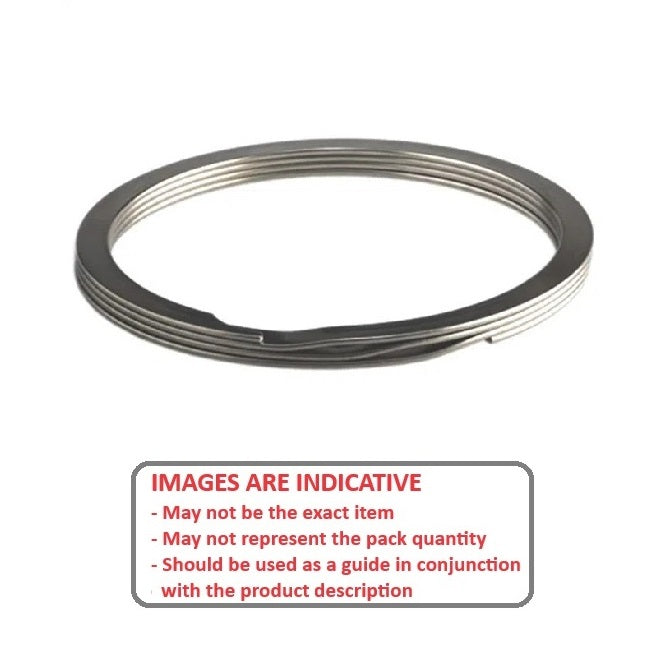 1100092 | RRN-050-S02 (9 Pcs) --- Internal Retaining Rings - 12.7x0.89x13.46 mm - Stainless Steel 302/304 Similar to A2, 18-8