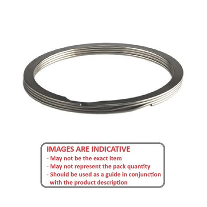 1100092 | RRN-050-S02 (9 Pcs) --- Internal Retaining Rings - 12.7x0.89x13.46 mm - Stainless Steel 302/304 Similar to A2, 18-8