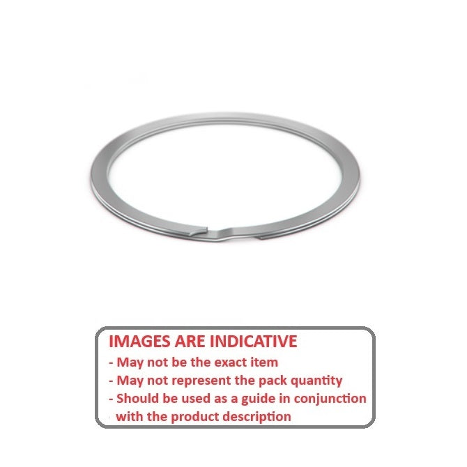 1100070 | RR-050 (5 Pcs) --- Internal Retaining Rings - 12.7x0.64x13.35 mm - Spring Steel