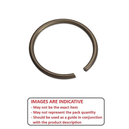 1042301 | WRE-0021-RD --- External Retaining Rings - 2.11x0.23x1.85 mm - Spring Steel