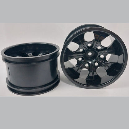 1225682 | RM-XM-078-BK-7 (2 Pcs) --- RC Car Rims Hobby - Rim Colour Black 7 Spoke