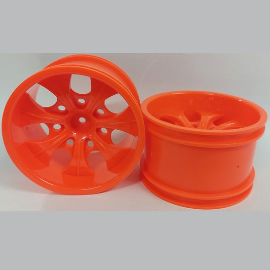 1225684 | RM-XM-078-R-7 (2 Pcs) --- RC Car Rims Hobby - Rim Colour Red 7 Spoke