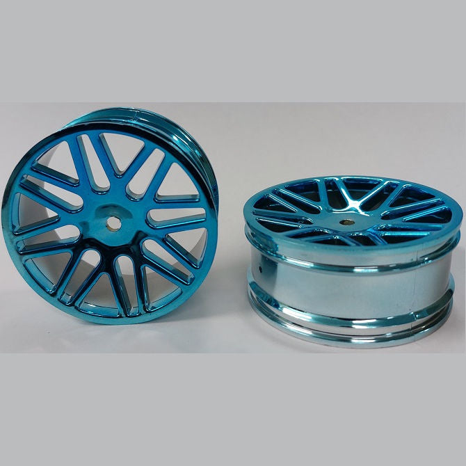 1226107 | RM-XO-060W-BU-16 (2 Pcs) --- RC Car Rims Hobby - Rim Colour Metallic Blue 16 Spoke