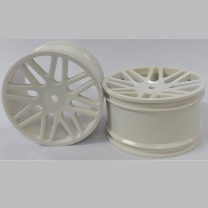 1226077 | RM-XO-060W-W-16 (2 Pcs) --- RC Car Rims Hobby - Rim Colour White 16 Spoke - Plastic