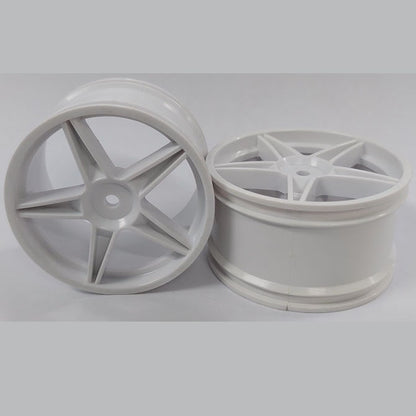 1225508 | RM-XO-060W-W-5 (2 Pcs) --- RC Car Rims Hobby - Rim Colour White 5 Spoke