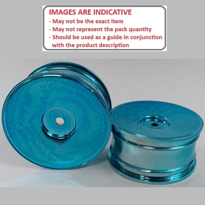 1224278 | RM-XR-052-BU-SOL (4 Pcs) --- RC Car Rims Hobby - Rim Colour Metallic Blue Solid - Plastic