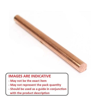 1224657 | 0R-0016-0024-SOFTPACK-CP (4 Pcs) --- Soft Metal Packs Rod -  Copper 1.60mm - 2 - and 2.38 - 2 - Diameter 4  - Copper