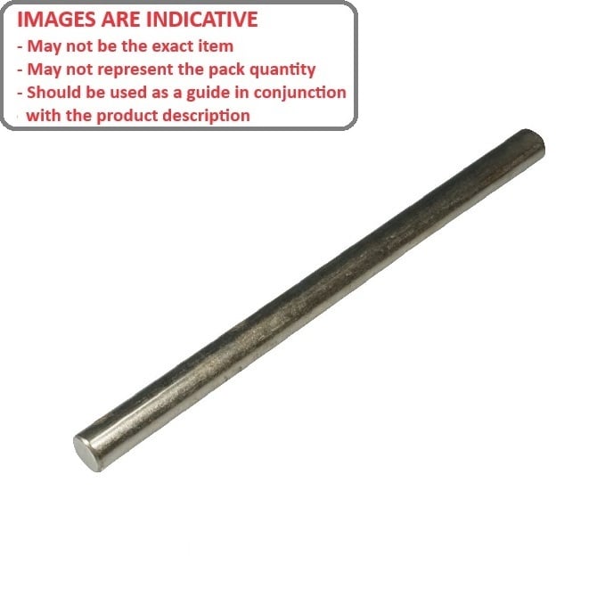 1088588 | 0R-0095-0914-SS316 (Length) --- Round Rod - 9.53x914.4 mm - 316  - Stainless Steel 316 Similar to A4, 18-10