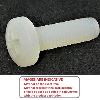 1039065 | SC020M-004-BD-PH-N (50 Pcs) --- Binder Head Screws - M2 -2x0.4mm- 4 mm - Nylon