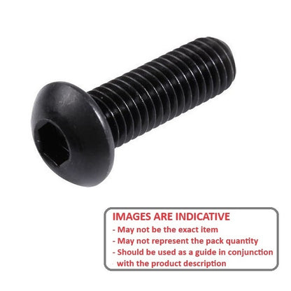 1037753 | SC015F-006-B-SK-C (5 Pcs) --- Button Screws - 0-80 UNF -1.52mm- 6.4 mm - Alloy Steel