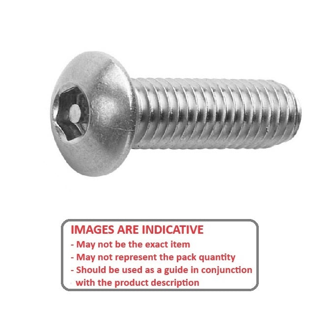 1062084 | SCS0500-016-B-SK-S4 (5 Pcs) --- Security Screws - M5 -5x0.8mm- 16 mm - 304 Stainless