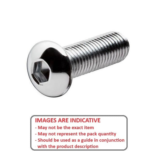 1037751 | SC015F-006-B-SK-S4 (45 Pcs) --- Button Screws - 0-80 UNF -1.52mm- 6.4 mm - 304 Stainless