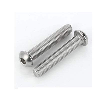 1059427 | SC048F-032-B-SK-S4 (10 Pcs) --- Button Screws - 10-32 UNF -4.76mm- 31.8 mm - 304 Stainless