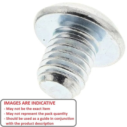 1057249 | SC048C-010-B-SK-CZ (100 Pcs) --- Button Screws - 10-24 UNC -4.76mm- 9.5 mm - Zinc Plated Steel