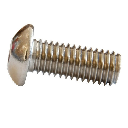 Button Screws - M3 -3x0.5mm- 12 mm - Zinc Plated Steel