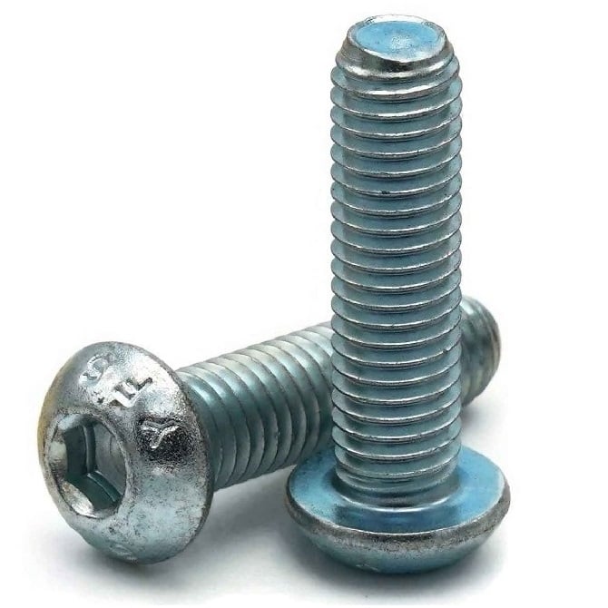1054166 | SC040M-045-B-SK-CZ (50 Pcs) --- Button Screws - M4 -4x0.7mm- 45 mm - Zinc Plated Steel