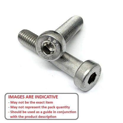 1052891 | SC040M-012-LH-SK-S6L (2 Pcs) --- Low Head Socket Screws - M M4x0.7 12x7 mm - Stainless Steel 316L