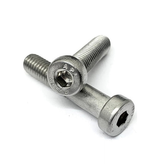 Low Head Socket Screws - M M4x0.7 12x7 mm - Stainless Steel 316L