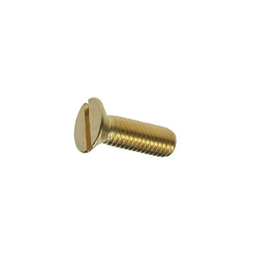 1046358 | SK030M-006-SL-BR (100 Pcs) --- Countersunk Screws - M3 -3x0.5mm- 6 mm - Brass
