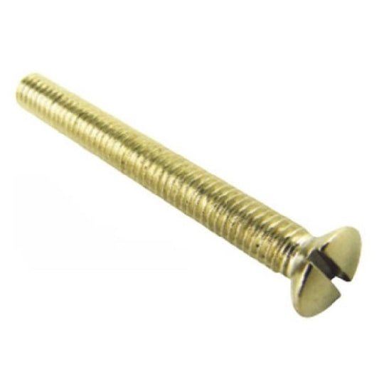 1048899 | SK032W-019-SL-BR (100 Pcs) --- Countersunk Screws - 1/8-40 BSW -3.175mm- 19.05 mm - Brass