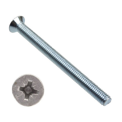 1082317 | SK080M-050-PZ-CZ (100 Pcs) --- Countersunk Screws - M8 -8x1.25mm- 50 mm - Zinc Plated Steel