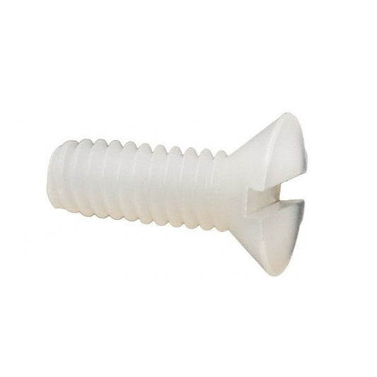 1042959 | SK028C-005-SL-N (10 Pcs) --- Countersunk Screws - 4-40 UNC -2.85mm- 4.8 mm - Nylon -Zytel 101-