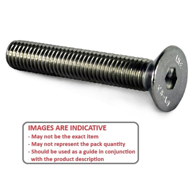 1042512 | SK022C-019-SK-S4 (20 Pcs) --- Countersunk Screws - 2-56 UNC -2.18mm- 19.1 mm - 304 Stainless