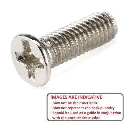1040821 | SK020M-004-PH-S4 (50 Pcs) --- Countersunk Screws - M2 -2x0.4mm- 4 mm - 304 Stainless