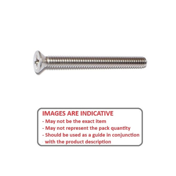1037666 | SK010M-012-PH-S4 (50 Pcs) --- Countersunk Screws - M1 -1x0.25mm- 12 mm - 304 Stainless