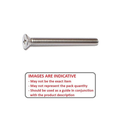 1037666 | SK010M-012-PH-S4 (50 Pcs) --- Countersunk Screws - M1 -1x0.25mm- 12 mm - 304 Stainless