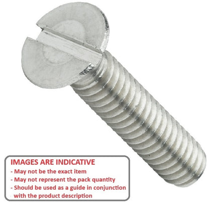 1050022 | SK035C-016-SL-S4 (12 Pcs) --- Countersunk Screws - 6-32 UNC -3.5mm- 15.9 mm - 304 Stainless