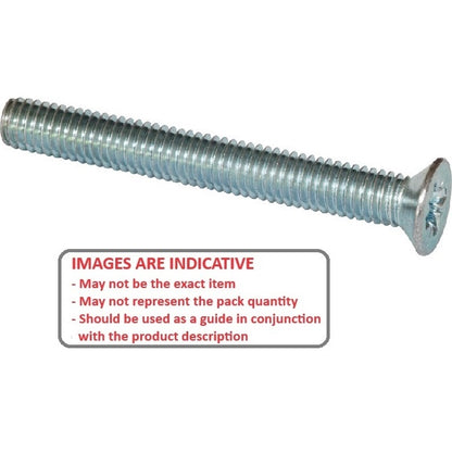 1041313 | SK020M-010-PH-CZ (50 Pcs) --- Countersunk Screws - M2 -2x0.4mm- 10 mm - Zinc Plated Steel
