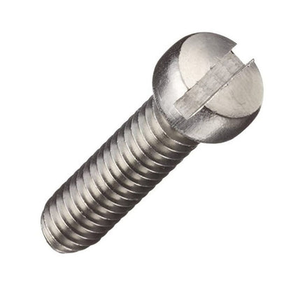 1039519 | SC020M-010-F-SL-S4 (50 Pcs) --- Fillister Head Screws - M2 - 2x0.4mm - 10 mm - 304 Stainless Slotted